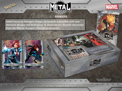 marvel metal universe trading card blaster box|metal universe 2024.